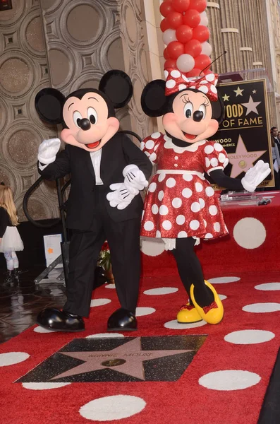 Cerimonia di Minnie Mouse Star — Foto Stock