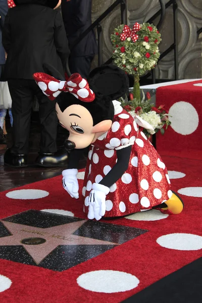 Cérémonie des étoiles Minnie Mouse — Photo