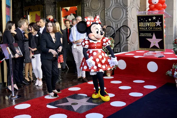 Cerimonia di Minnie Mouse Star — Foto Stock