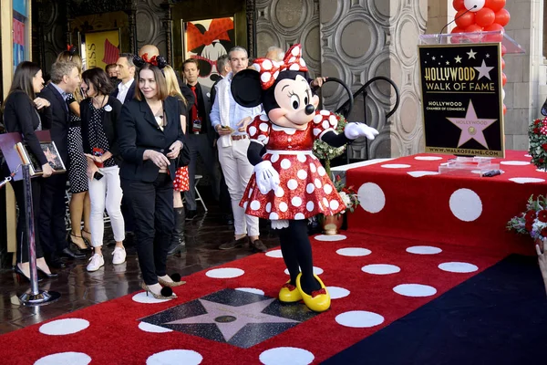 Cerimonia di Minnie Mouse Star — Foto Stock