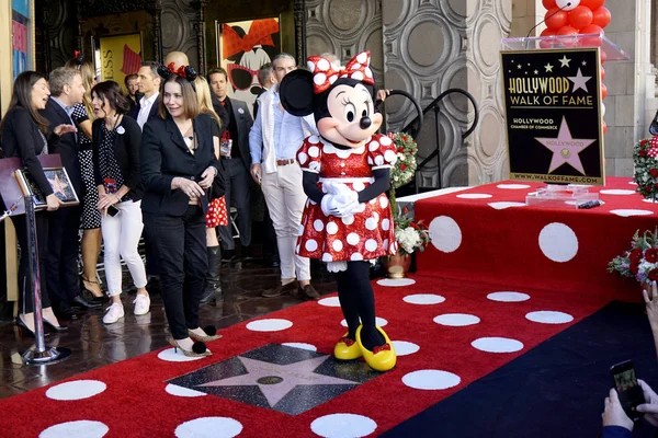 Cerimonia di Minnie Mouse Star — Foto Stock