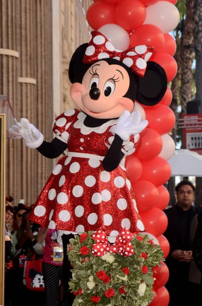 Minnie Mouse hvězda obřad — Stock fotografie