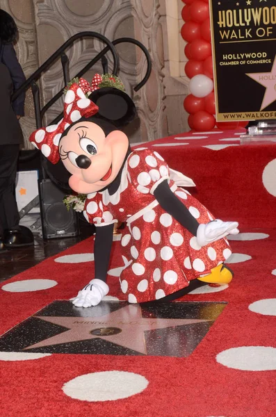 Minnie Mouse ster ceremonie — Stockfoto
