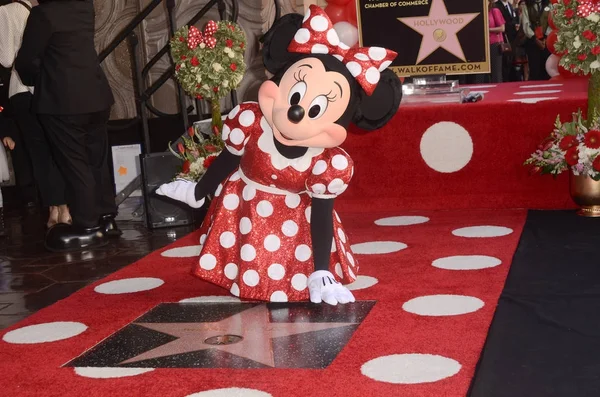 Ceremonia de Minnie Mouse Star — Foto de Stock