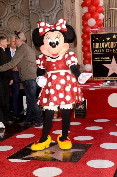 Minnie Maus Star Zeremonie — Stockfoto