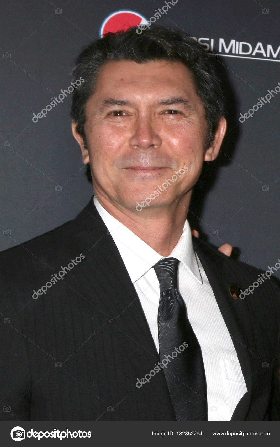 lou diamond phillips yvonne boismier phillips stock editorial