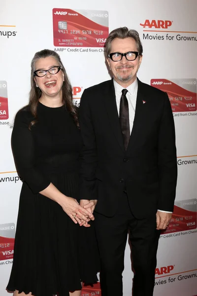 Gisele Schmidt, Gary Oldman — Stock Photo, Image