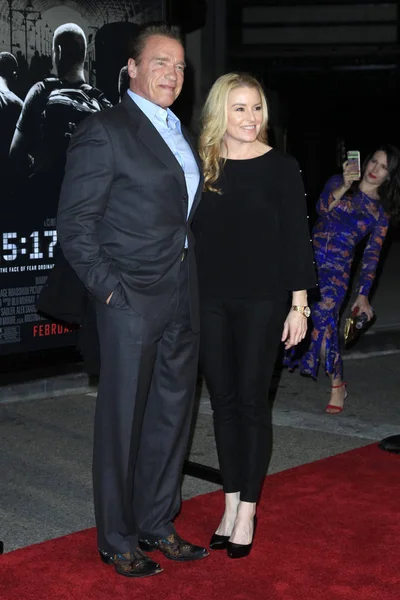 Arnold Schwarzenegger, Heather Milligan — Stockfoto