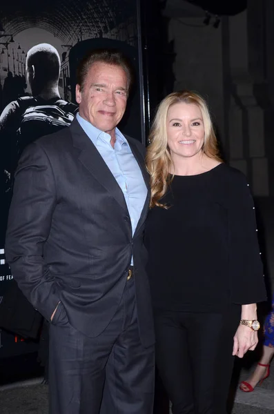 Arnold Schwarzenegger, Heather Milligan — Stok fotoğraf