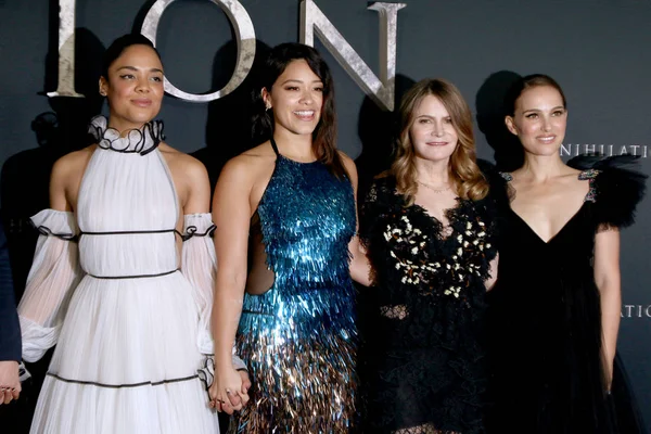 Tessa Thompson, Gina Rodriguez, Jennifer Jason Leigh, Natalie Portman — Zdjęcie stockowe