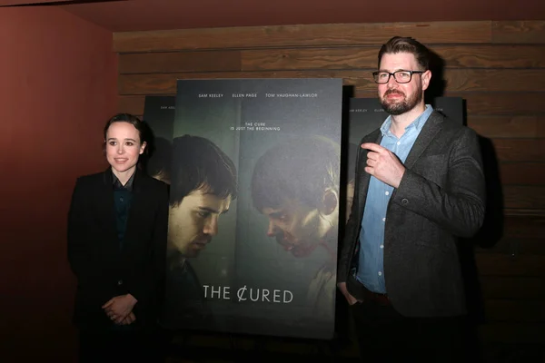 Ellen Page, David Freyne — Stockfoto