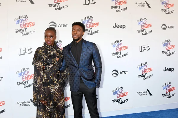 Danai Gurira, Chadwick Boseman — Zdjęcie stockowe