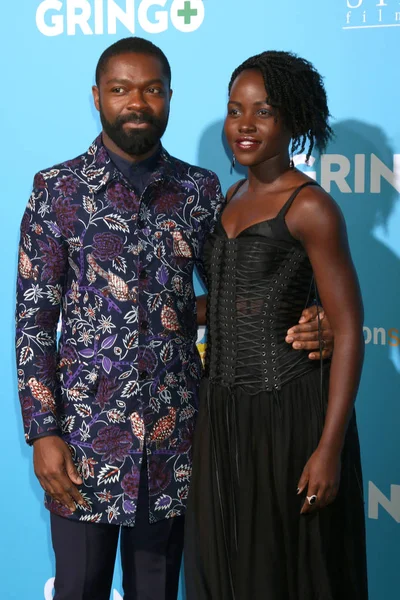 David Oyelowo, Lupita Nyong 'o — Zdjęcie stockowe