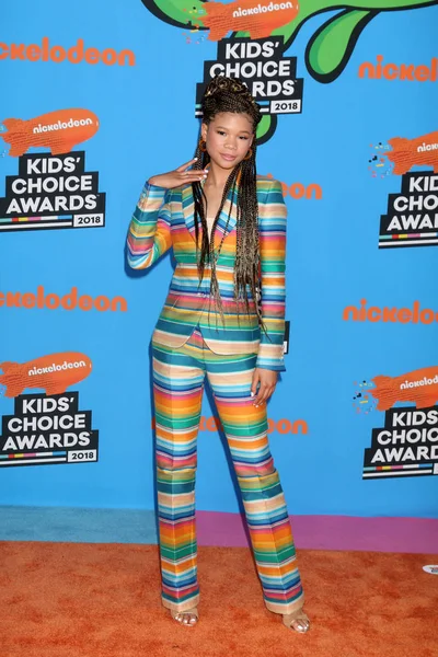 Actriz Storm Reid — Foto de Stock