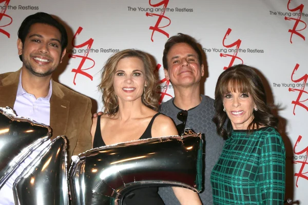 Abhi Sinha, Gina Tognoni, Christian Leblanc, Kate Linder — Photo