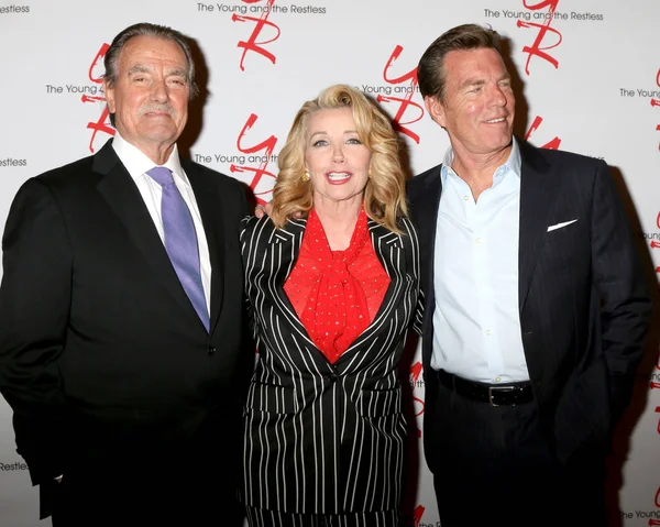 Eric Braeden, Melody Thomas Scott, Peter Bergman — Zdjęcie stockowe