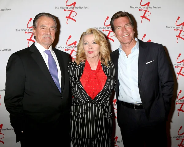 Eric Braeden, Melody Thomas Scott, Peter Bergman — Zdjęcie stockowe