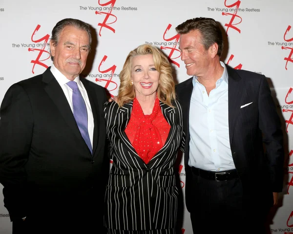 Eric Braeden, Melody Thomas Scott, Peter Bergman — Foto Stock