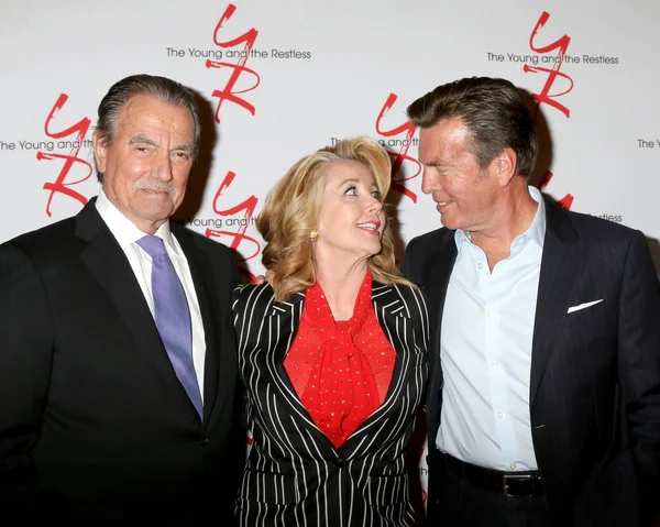 Eric Braeden, Melody Thomas Scott, Peter Bergman — Stock Photo, Image