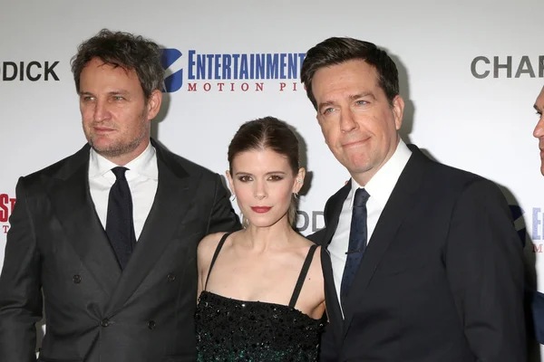 Jason Clarke, Kate Mara, Ed Helms — Stock Photo, Image