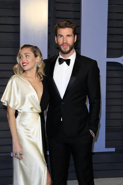 Miley Cyrus, Liam Hemsworth — Stock fotografie