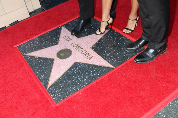 Eva Longoria Bastón Ceremonia de la Estrella — Foto de Stock