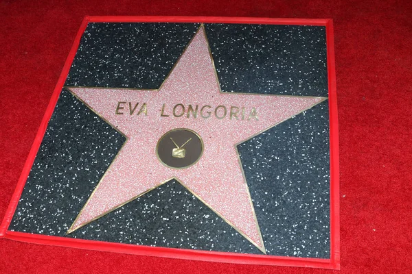 Eva Longoria Baston stjärna ceremoni — Stockfoto