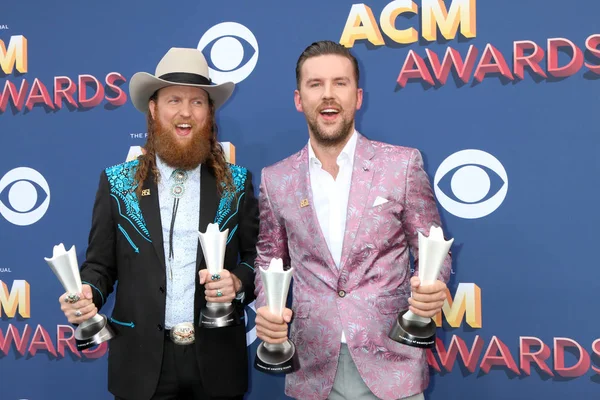 Broers Osborne op de Academy of Country Music Awards 2018 — Stockfoto