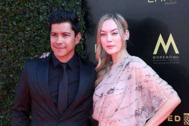 Los Angeles - 27 Nisan: Jeremy Ray Valdez, Annika Noelle 2018 gündüz Emmy Ödülleri - 27 Nisan 2018 tarihinde Pasadena Pasadena, Ca sivil Auditorium, yaratıcı
