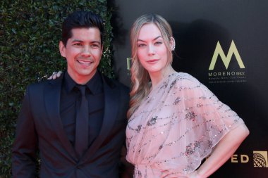 Los Angeles - 27 Nisan: Jeremy Ray Valdez, Annika Noelle 2018 gündüz Emmy Ödülleri - 27 Nisan 2018 tarihinde Pasadena Pasadena, Ca sivil Auditorium, yaratıcı
