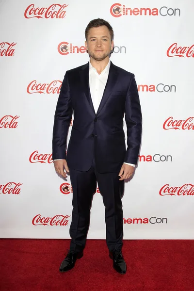 Las Vegas Apr Taron Egerton 2018 Cinemacon Awards Gala Caesars — Stockfoto