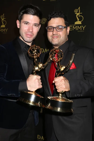 Лос Анджелес Apr Kristos Andrews Gregori Martin 2018 Daytime Emmy — стоковое фото