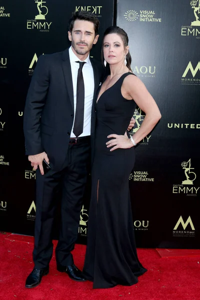 Los Angeles Apr Brandon Beemer Mandy Beemer 2018 Daytime Emmy — Stockfoto