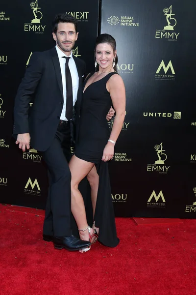 Los Angeles Apr Brandon Beemer Mandy Beemer 2018 Daytime Emmy — Stockfoto