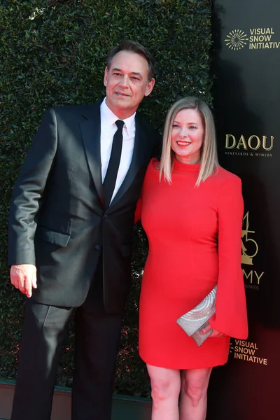 Los Angeles Apr Jon Lindstrom Cady Mcclain Daytime Emmy Awards — Fotografia de Stock