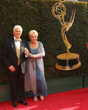 Los Angeles - Nisan 29: Bill Hayes, Susan Seaforth Hayes üzerinde 29 Nisan 2018 Pasadena sivil Auditorium Pasadena, Ca, 45 gündüz Emmy Ödülleri'nde