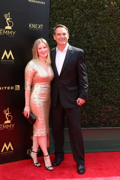 Los Angeles Apr Cady Mcclain Jon Lindstrom 45Th Daytime Emmy — Stock Photo, Image