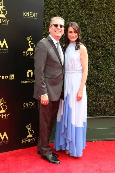 Los Angeles Április Vendég Rena Sofer Nappali Emmy Awards Pasadena — Stock Fotó