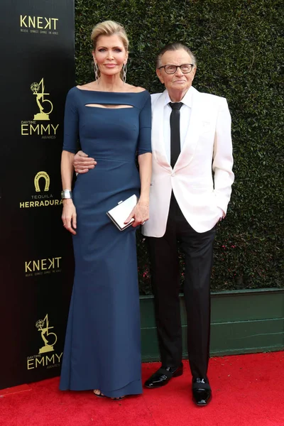 Los Angeles Avril Shawn King Larry King 45E Daytime Emmy — Photo