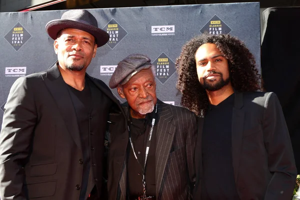 Los Angeles Apr Mario Van Peebles Melvin Van Peebles Makaylo — Stockfoto