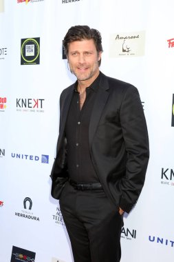 Los Angeles - Nisan 25: Greg Vaughn resepsiyonda özcan gündüz Emmy adayları Hollywood Müzesi'nde 25 Nisan 2018 tarihinde Los Angeles, Ca