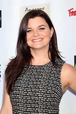 Los Angeles - Nisan 25: Heather Tom özcan gündüz Emmy adayları Resepsiyon Hollywood Müzesi'nde 25 Nisan 2018 tarihinde Los Angeles, Ca