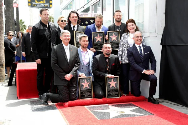 Funcionários da Câmara, Carson Daly, Ellen DeGeneres, NSYNC — Fotografia de Stock