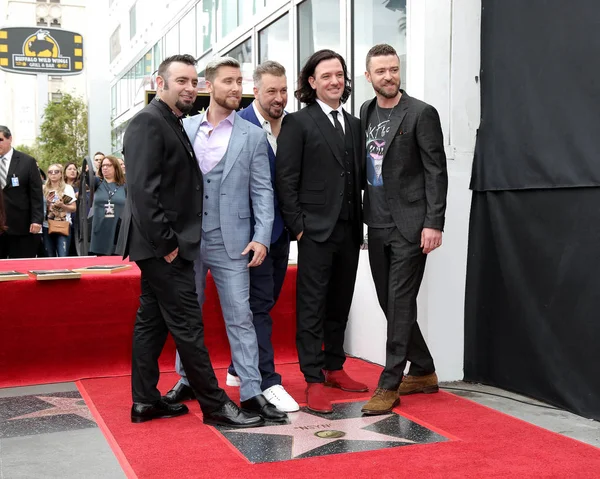 Chris Kirkpatrick, Lance Bass, Jc Chasez, Joey Fatone, Justin Timberlake — Stok fotoğraf