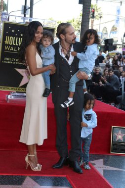 Zoe Saldana, Marco Perego, oğulları
