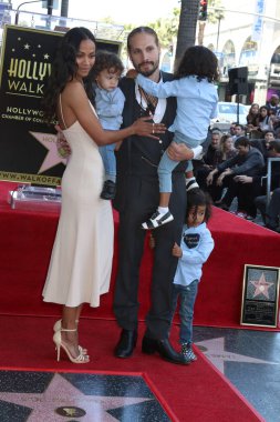Zoe Saldana, Marco Perego, oğulları