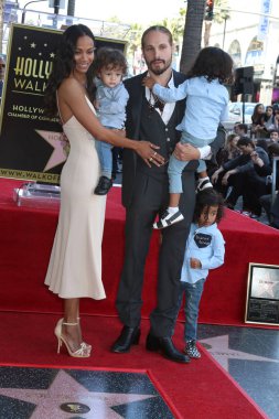 Zoe Saldana, Marco Perego, oğulları