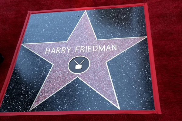 Harry Friedman Star Ceremony — Stock fotografie