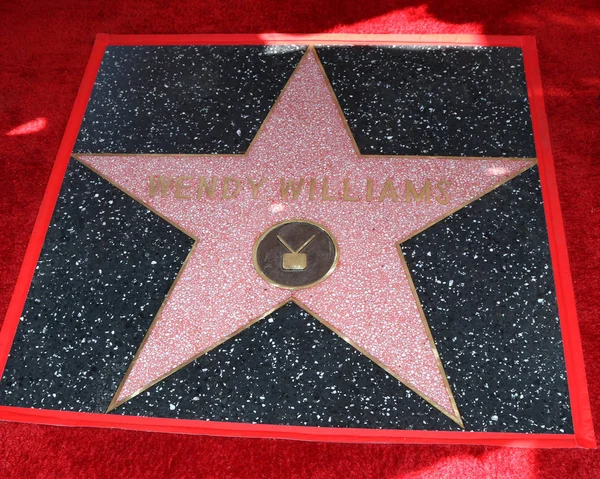 Wendy williams cerimônia estrela — Fotografia de Stock