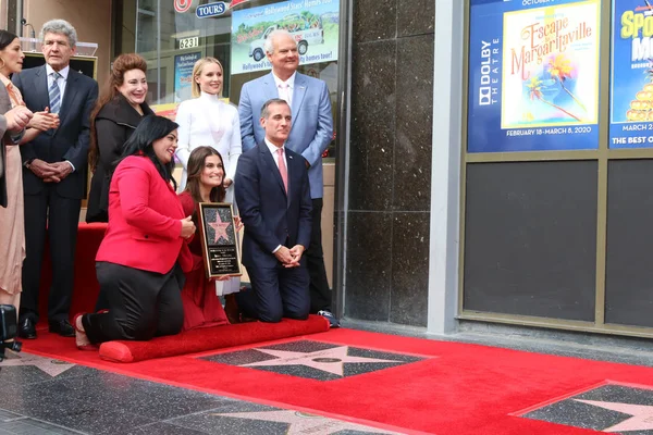 Idina Menzel a Kristen Bell Star Ceremony — Stock fotografie